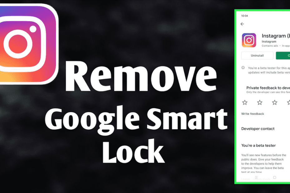 How To Delete Instagram Account From Google Smart Lock