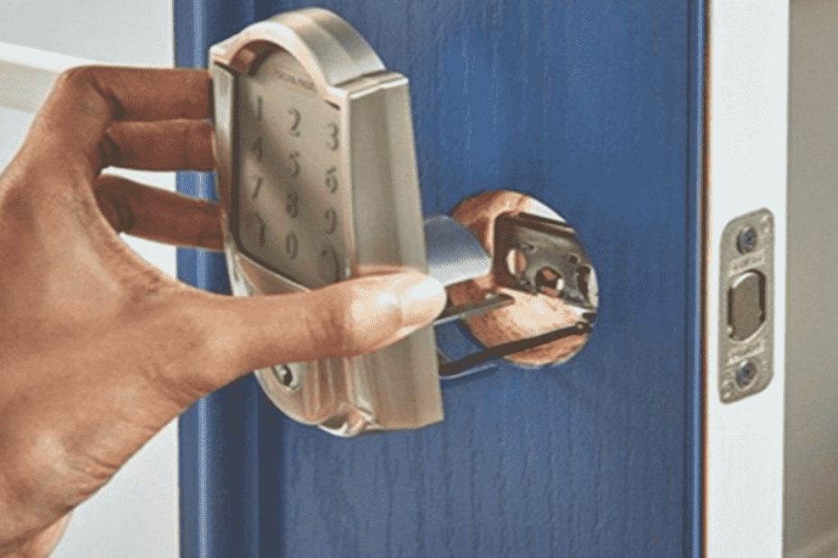 How To Remove Schlage Smart Lock From Door