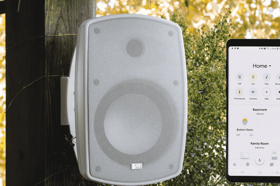 What Outdoor Speakers Work With Google Home