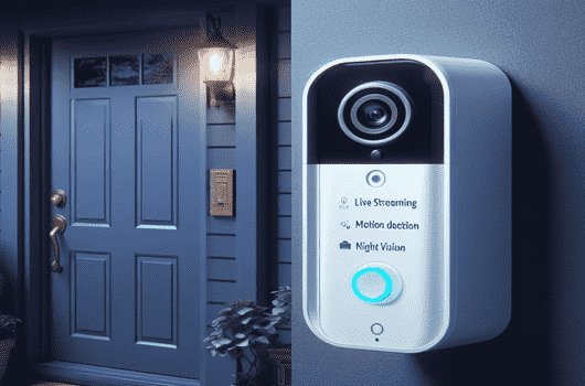 A video doorbell that doesn't require wifi: Providing Security Features without Connectivity Limitations