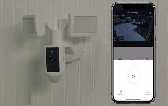 Connecting and Configuring the Floodlight Security Camera