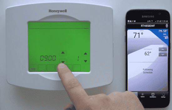 Connecting the Honeywell Smart Thermostat to Wi-Fi