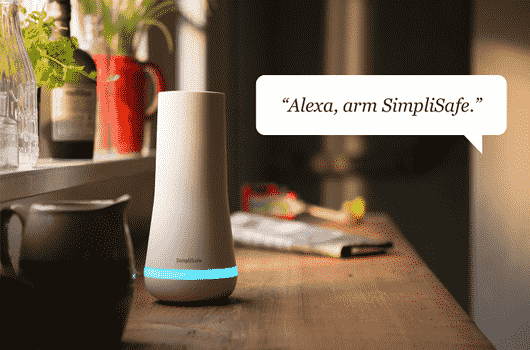 Controlling SimpliSafe devices using voice commands through Alexa