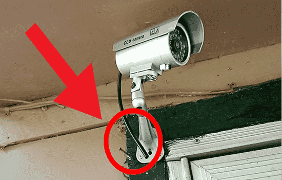 diy techniques for making a fake security camera look real