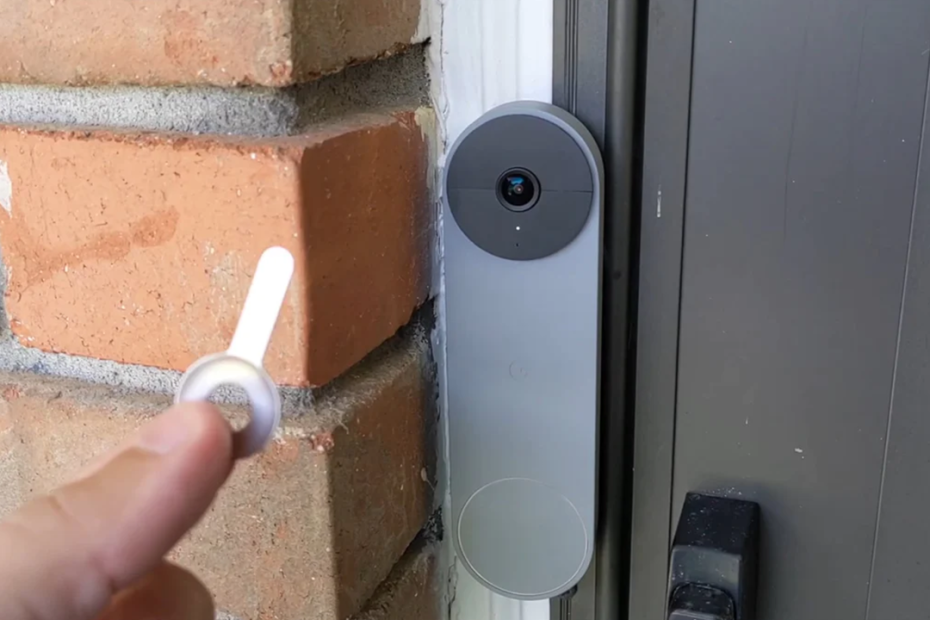 how to open nest doorbell