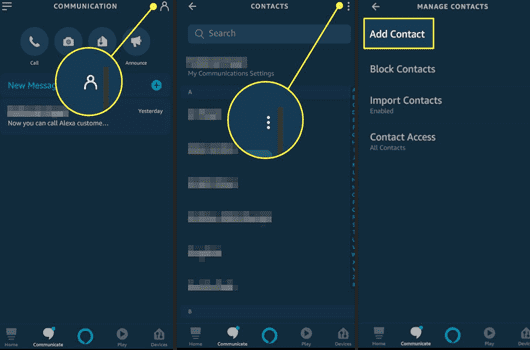 Managing and Organizing Contacts on Alexa