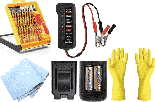 Tools and Materials for Replacing the Battery on a Blink Doorbell