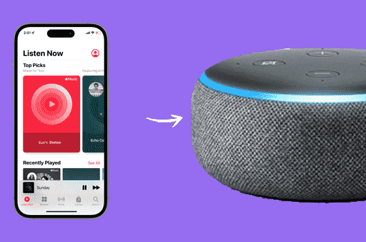 Using the Alexa app to link Apple Music and Alexa