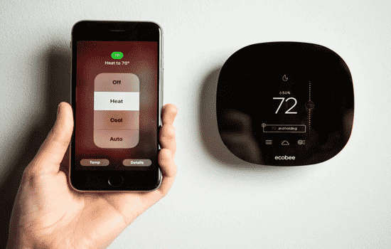 Using the Mobile App to Set Time on Ecobee Smart Thermostat